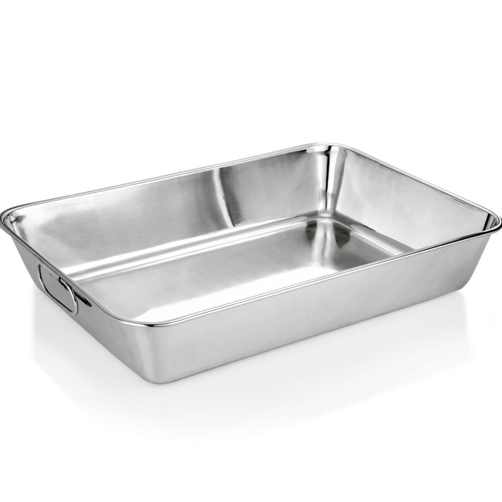 Bräter/Auslageschale mit Fallgriffen, 56 x 40 x 10 cm | Gastro Kochshop
