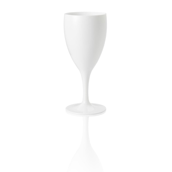 Sektglas, 220 ml, Füllstrich 150 ml, weiß, Polycarbonat