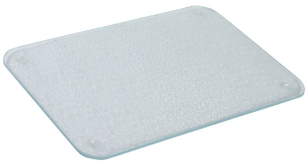 Glas Schneidebrett 40 x 30 cm-0,5 cm stark