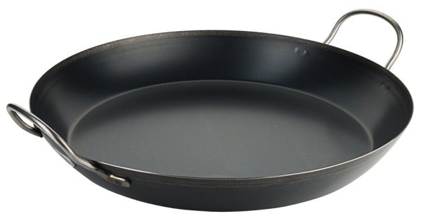 Paella Eisenpfanne 47 cm-Hoehe 6,5 cm