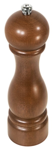 Pfeffermuehle aus Holz 6,0 cm-Hoehe 22,0 cm-Volumen 0,05 Liter