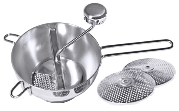 Passiergeraet Passe Tout Edelstahl 20,0 cm-Hoehe 11,0 cm-Volumen 2,0 Liter