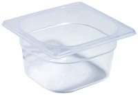 GN Behaelter 1/6-Polypropylen-100 mm tief-Volumen 1,5 Liter GN Behaelter 1/6-Polypropylen-100 mm tief-Volumen 1,5 Liter