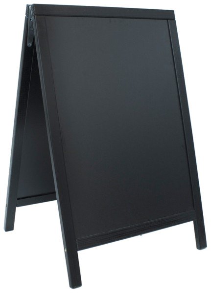 Werbetafeln DOPPELTAFEL-Flaeche 47 x 67 cm-SCHWARZ