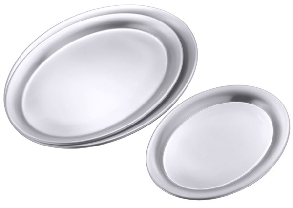 Serviertablett oval-Laenge 26,5 cm-Breite 19,5 cm-Hoehe 1,2 cm