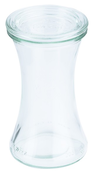 Weck® Delikatessenglas 200 ml 6,0 cm-Hoehe 12,5 cm-6 Stk.
