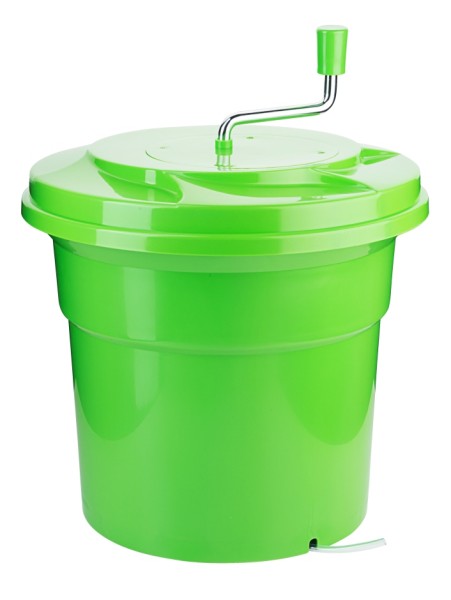 Salatschleuder 43,0 cm-Hoehe 45,0 cm-fuer 4-5 Salatkoepfe 27,0-20,0 Liter