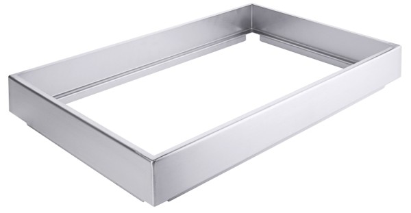 Edelstahlrahmen-GN-Laenge 53,0 cm-Breite 32,5 cm-Hoehe 7,0 cm