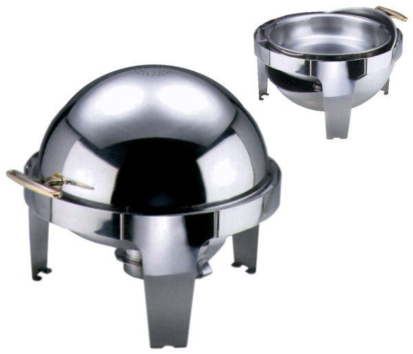 Roll Top Chafing Dish-rund 47 cm-Hoehe 44 cm-Volumen 6,8 Liter-elektrisch