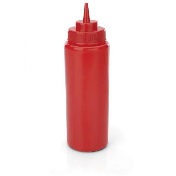 Quetschflasche, 0,95 ltr., rot, Polyethylen