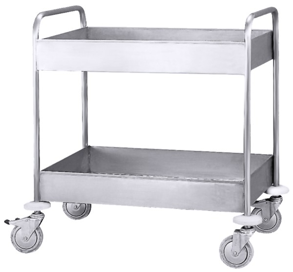 Sammelwagen fuer Geschirr-Masse 80 x 55 cm-Hoehe 92 cm