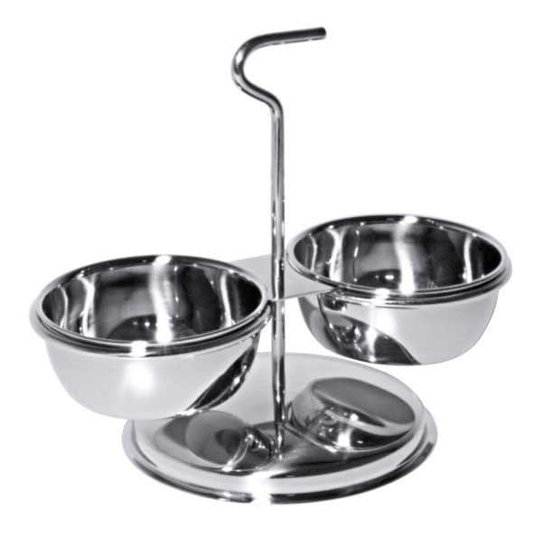 Dip-Schalenset 2 Schalen 18-10-9,5 cm-Hoehe 14 cm-Breite 22 cm-Volumen 0,2 Liter