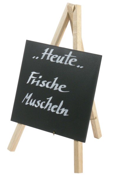 Tischstaffelei-Flaeche 13,0 x 15,0 cm-Hoehe 24,0 cm-naturfarben