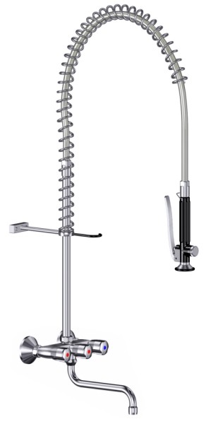 Geschirrspuelbrause-Hoehe 850 mm-Ausladung 400 mm