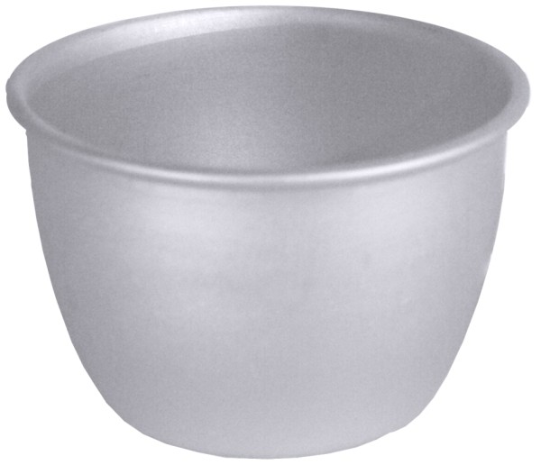 Pudding-Becherfoermchen, Alu Boden 4,5 cm-innen 6,5 cm-Volumen 100 ml