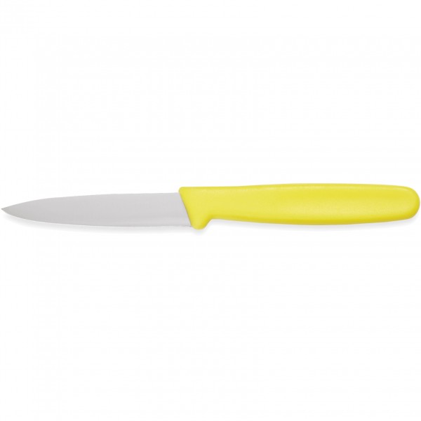 Schälmesser HACCP, 8 cm, gelb, Edelstahl