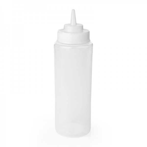 Quetschflasche, 0,45 ltr., transparent, Polyethylen