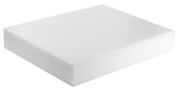 Hackblock HD-Polyethylen - Maße 40 x 40 cm - Höhe 8,0 cm - Untergestell seperat bestellen