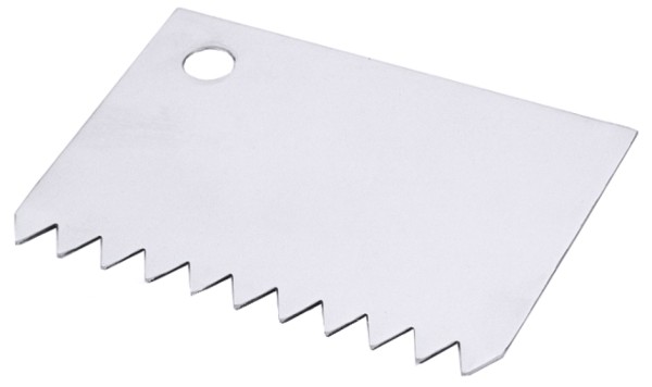 Zackenschaber-Kammschaber-Laenge 11,0 cm-Breite 8,0 cm