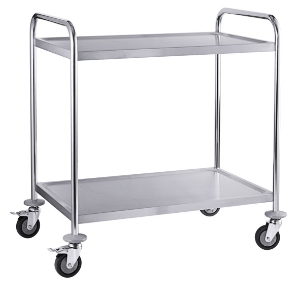 Servierwagen mit 2 Boeden-Masse 83 x 51 cm-Hoehe 95 cm