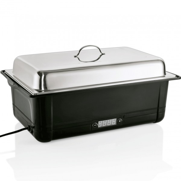 Elektro Chafing Dish GN 1/1, 58 x 35 x 27 cm, Kunststoff/Chromnickelstahl