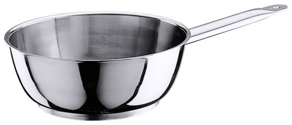 Sauteuse glaenzend 18 cm-1,00Liter-Hoehe 6,0 cm-Boden 11,5 cm