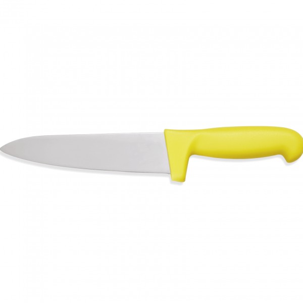 Kochmesser HACCP, 25 cm, gelb, Edelstahl