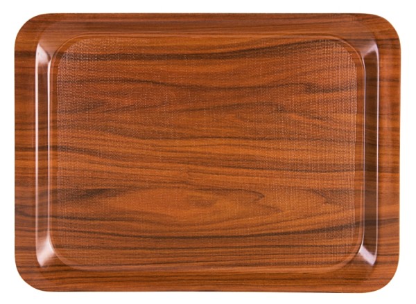 Serviertablett-Laenge 44,0 cm-Breite 32,0 cm-Hoehe 1,7 cm-rutschfest