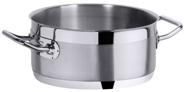 Bratentopf 24 cm-5,0Liter-Hoehe 12,0 cm-Boden 23 cm