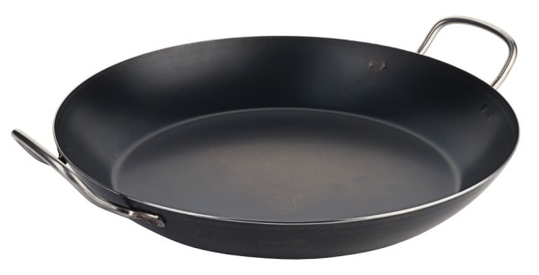 Paella Eisenpfanne 34 cm-Hoehe 5,0 cm