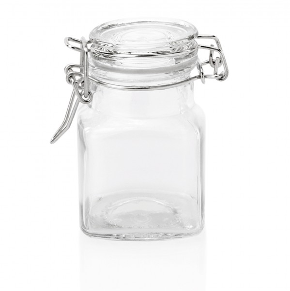 Petit-Bügelverschlussglas, 0,10 ltr., 5 x 5 x 8 cm, Glas