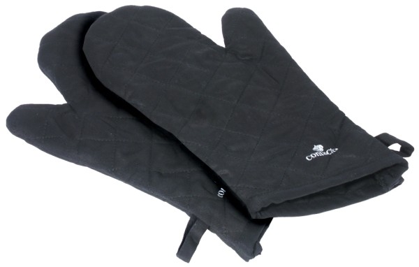 Paar Kuechenhandschuhe, schwarz-Laenge 34 cm-Breite 17 cm