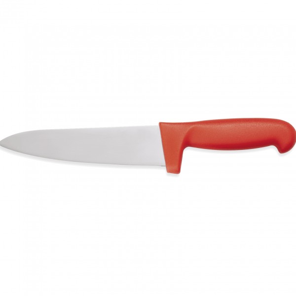 Kochmesser HACCP, 25 cm, rot, Edelstahl