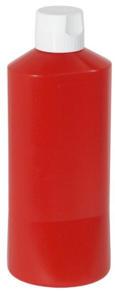 Quetschflasche-Masse 9,5 cm-Hoehe 25,5 cm-Inhalt 1 l-rot