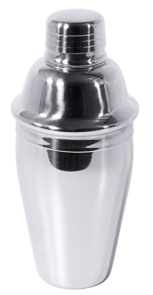 Cocktailshaker 3-teilig max 7,5 cm-Hoehe 18,0 cm-Volumen 0,35 Liter