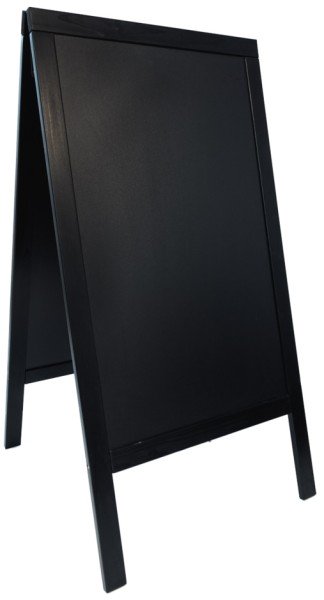 Werbetafeln DOPPELTAFEL-Flaeche 58 x 88 cm-SCHWARZ