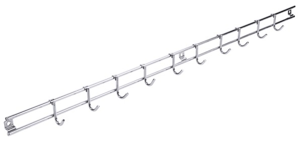 Haengeleiste-Laenge 70,0 cm-Breite 2,3 cm-10 Haken