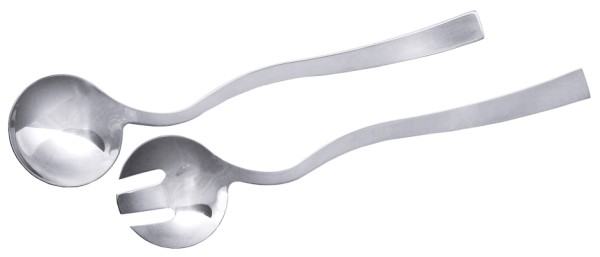 Salatbesteck 18-10-7,0 x 7,0 cm-Laenge 29,0 cm