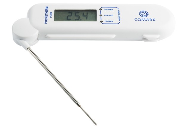 Einstech-Klappthermometer