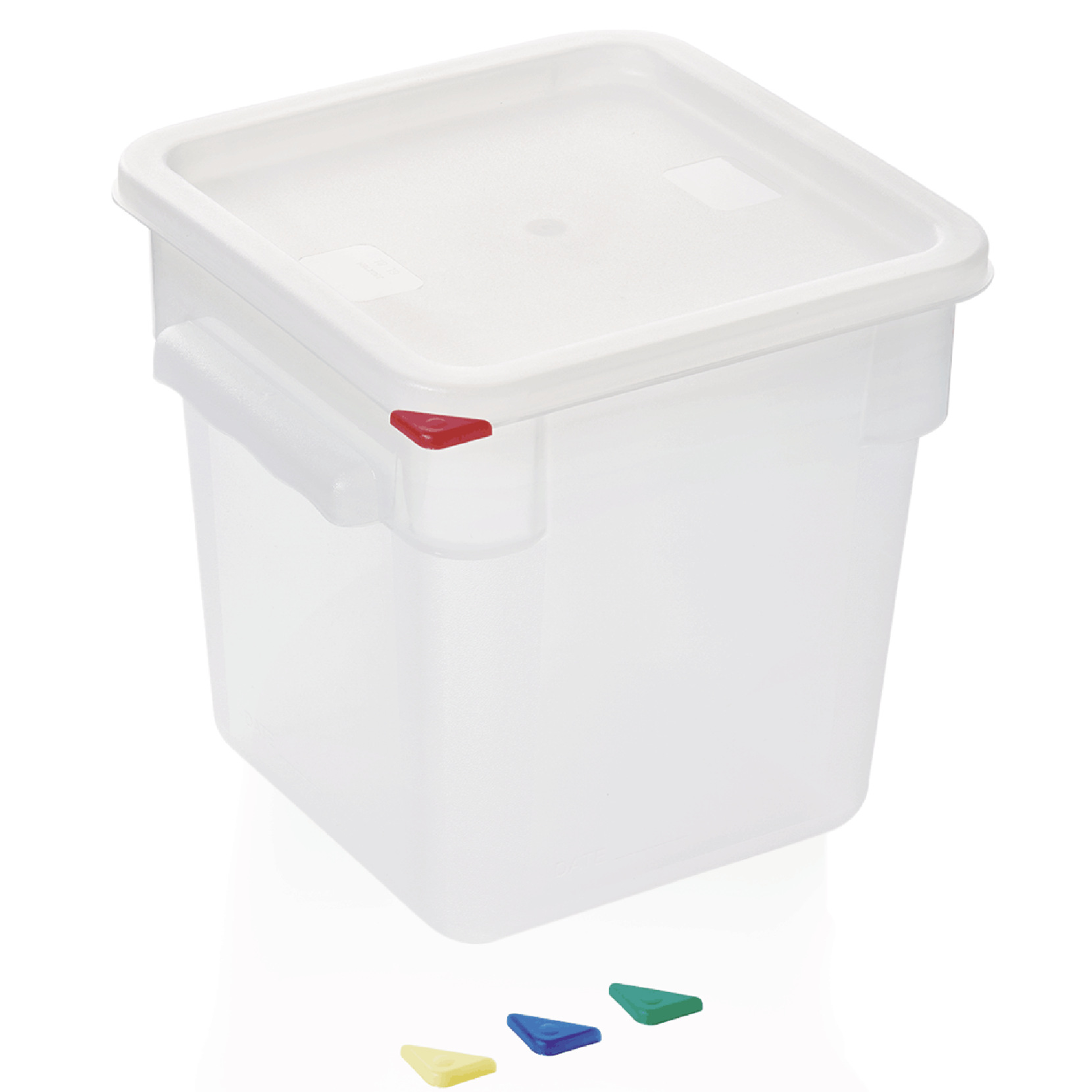 Vorratsbehälter mit Deckel, 8,0 ltr., 22,5 x 22,5 x 23 cm | Gastro Kochshop