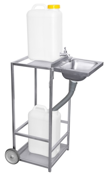 Mobiles Waschbecken-Hoehe 85,0 cm-Breite 45,0 cm-Tiefe 36,0 cm