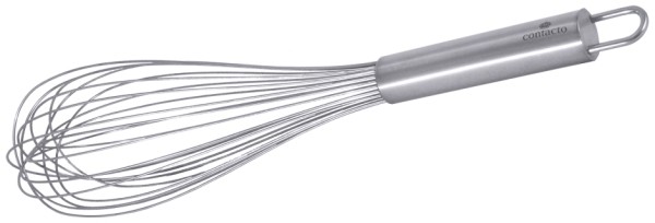 Schneebesen Draht 1,3 mm-Laenge 40,0 cm-Stiellaenge 11,0 cm