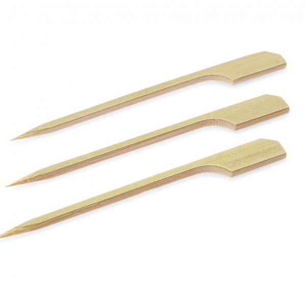 Picker Set Fähnchen, VPE 100 Stück, 15 cm, Bambus