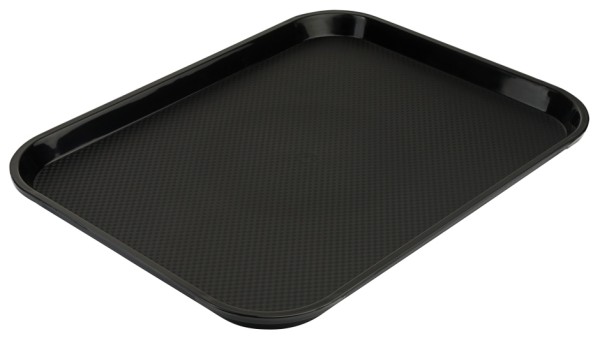 Fast Food Tablett 35cm schwarz
