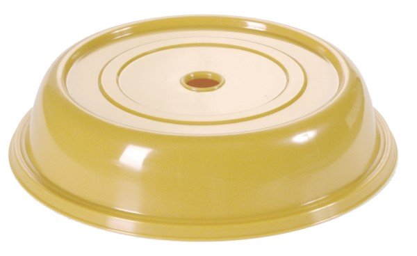 Tellerglocke goldgelb Teller 23,5 cm-Hoehe 6,0 cm