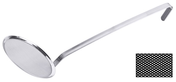 Netz-Schaumloeffel-feines Gewebe 16,0 cm-Stiellaenge 40,0 cm