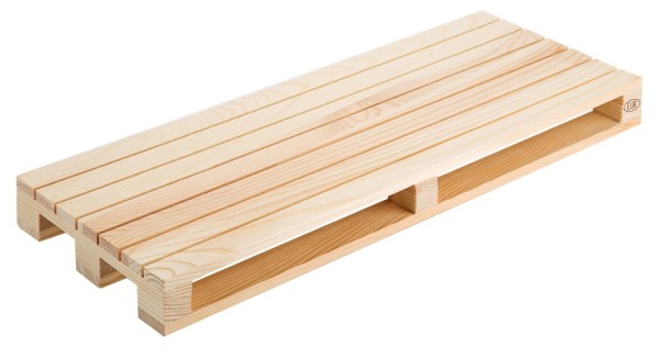 Holzpalette 40 x 15 cm, natur