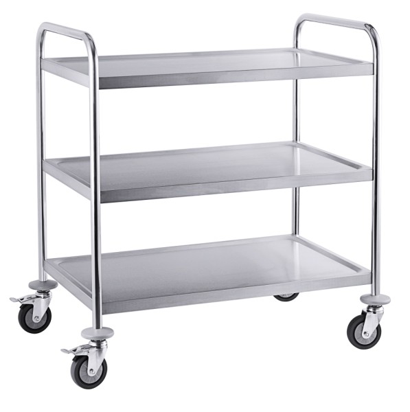 Servierwagen mit 3 Ebenen, schmal