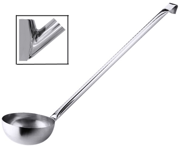 Schoepfkelle 20 cm-Stiellaenge 74,0 cm-Volumen 2,0 Liter