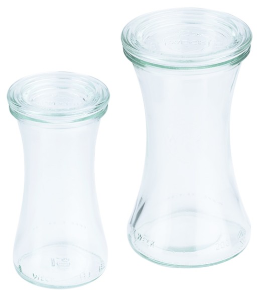 Weck® Delikatessenglas 370 ml 8,0 cm-Hoehe 12,5 cm-6 Stk.